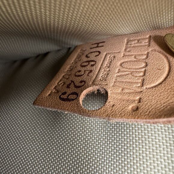 EL PORTAL Medium Leather-Trim Hand Bag – Used, No Strap. - Picture 12 of 16